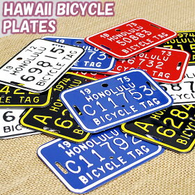 ハワイ・バイシクルプレートHAWAIIBICYCLEPLATE【Hawaii】【ハワイ雑貨】