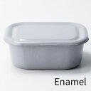 スクエアコンテナMチャコールグレーAXCISホーローシリーズ スクエアコンテナM キッチン用品 カントリー 食器 リビング収納 アクシス