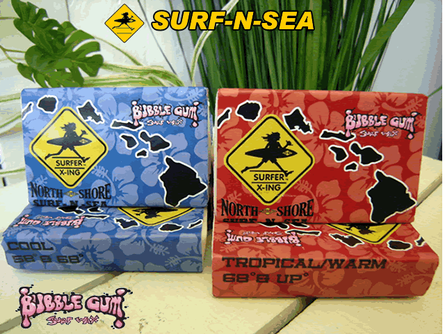【SURF-N-SEA】サーフアンドシー・サーフワックスSURF・WAXBUBBLE GUMとのコラボパッケージ【Hawaii】【ハワイ　雑貨】