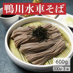 年越しそば 蕎麦 乾麺　鴨川水車そば200gx3つゆ6食付き 年越しそばセット 2人前 ×3袋 6人前 御歳暮 <strong>早割</strong> ギフト そば 年越し【うまい麺 】メール便送料無料お中元