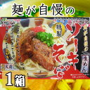 ソーキそば 液体スープ・ソーキ付 3食入×1箱 送料無料 沖縄 土産 定番 人気