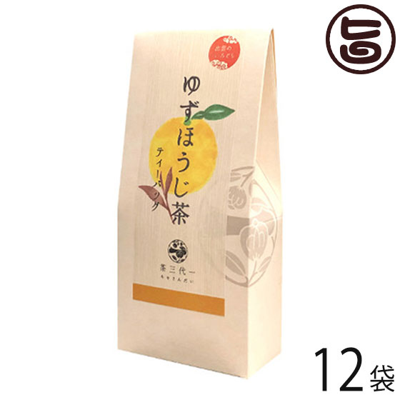 茶三代一 出雲のいろどり ゆずほうじ茶 ティーバッグ 3g×6p×12袋 島根県 健康茶 香料 着色料 不使用
