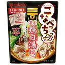 ミツカン こなべっち 濃厚鶏白湯鍋つゆ(28g×4)×1ケース(全20本)