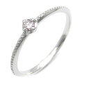K18 ピンクダイヤモンド 0.07ct リング 『rosato』《指輪・リング》"ほんのり優しいピンクを楽しむ…"