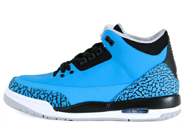 JORDAN AIR JORDAN 3 RETRO BG(398614-406)DARK POWDER BLUE/WHITE-BLACK-WOLF GREY楽天市場内では唯一の UNDEFEATED オフィシャル店舗（ アンディフィーテッド ）