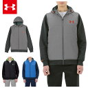 ☆UNDER ARMOUR アンダーアーマー 防寒ウェア コールドギア インフラレッド ストーム サバイバー パーカー ルーズフィット フルジップアップ アウター フーディー 蓄熱保温 撥水 UNDERARMOUR #MTR7739