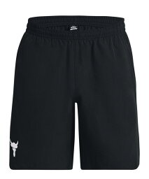 【30%OFF】公式 <strong>アンダーアーマー</strong> UNDER ARMOUR メンズ トレーニング ハーフパンツ UAプロジェクトロック ウーブンショーツ ショートパンツ 半ズボン 1377431 アウトドア スポーツ ジム 運動 部活 軽量 伸縮 ポケット ストレッチ