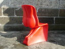 SALE Her Chair /ハー チェア Fabio Novembre/ファビオ・ノヴェンブレ デザイン レッド 性のある椅子 イス おしり 店頭展示品【中古】