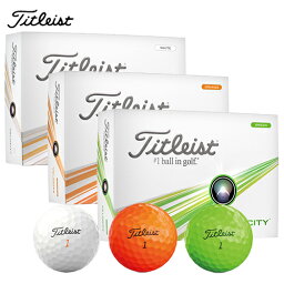 Titleist 【 タイトリスト 】 VELOCITY ゴルフ ボール 1ダース (12球) 【 2024年モデル 】 ベロシティ 【 タイトリスト ボール 】