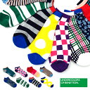 ポイント超アップ祭★【送料無料】BENETTON(ベネトン)ブランドスニーカー用ソックス/靴下 10足セット【期間限定】ソックス メンズ セット 福袋【fkb】【R1】 あす楽