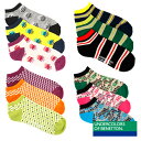 ベネトン BENETTON スニーカー用ソックス-靴下12足...