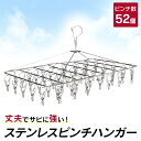 【あす楽】【在庫限り】ピンチハンガー ステンレス ステンレスピンチハンガー 52ピンチ 物干しハンガー 52S D 室内 屋外 コンパクト グッズ 一人暮らし