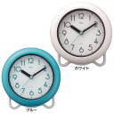 【P5倍★6日23:59迄】掛け時計 非電波 アナログ 防滴 防塵 置き掛け兼用 MAG FEW130-BU壁掛け時計 キッチン 掛置兼用 小型 シンプル 見やすい 防水 ギフト プレゼント 青 ブルー ホワイト【D】【B】