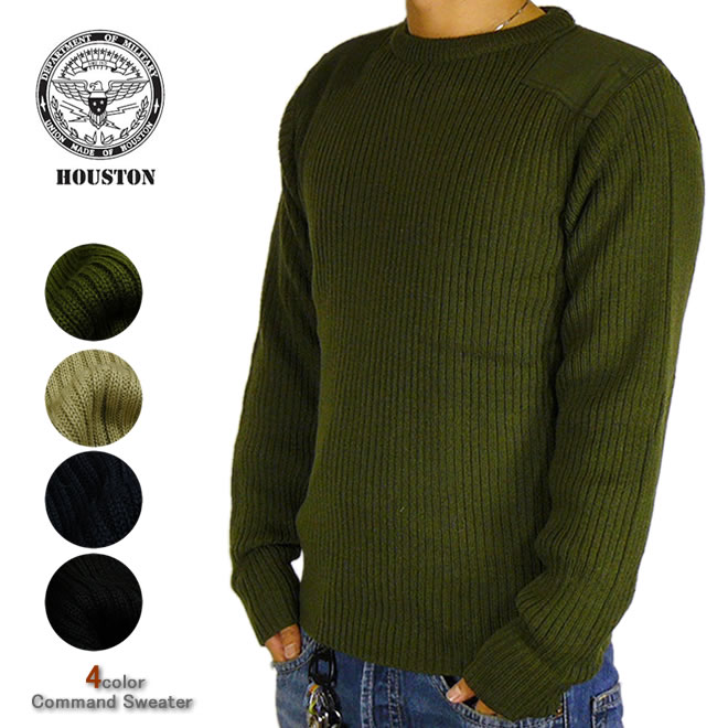 『HOUSTON/ヒューストン』 2160 COMMAND SWEATER/コマンドセータ…...:union-netstore:10000412