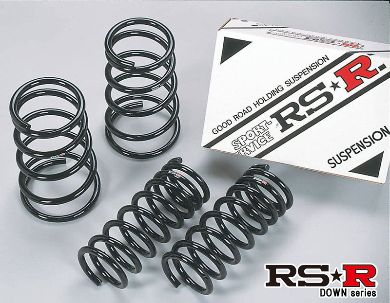 [RS-R_RS★R DOWN]PR11 プレセア(2WD_1800 NA_H7/1～H9/8)用車検対応ダウンサス[N030D]