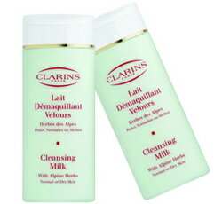 クラランス（Clarins)クレンジングミルク　ドライ/ノーマル（200ml×2本セット）