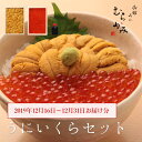【12/16〜12/31のお届け限定】うに・いくらセット【無添加生うに】
