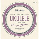 D'Addario ¥À¥À¥ê¥ª ¥¦¥¯¥ì¥ì¸¹ EJ87C Titanium Concert ¥³¥ó¥µ¡¼¥È ¡ÚÁ÷ÎÁ̵ÎÁ¡Û