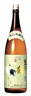 越銘醸　特別本醸造　越の鶴　1.8L