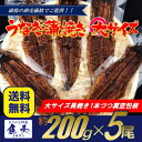 【最安値に挑戦中】土用 丑の日 うなぎ ウナギ 鰻 うなぎ蒲焼 うなぎ長焼 炭火焼き 送料無料 真空パック 最安値 激安 200g×5本 中国産 【北海道、沖縄は追加送料を756円加算いたします。】