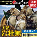 夏季限定【日本海産】天然岩牡蠣《割ってお届け》10個セット 夏季限定【日本海産】天然岩牡蠣《割ってお届け》10個セット