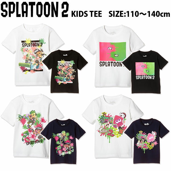 uXvgD[2 ObYvSplatoon2 LbY fB[X  TVc XvgD[2 BANDAI jeh[XCb` q  KIDS LADIES TEE 6TCY/110/120/130/140/150/160cm 4 CV o_C CZXi Nintendo Switch