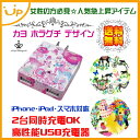 ★女性人気急上昇↑★お洒落でかわいいUSB充電器iphone Androidの充電に2台同時充電OK★各種i phone・スマホ・携帯対応★デザインは選べる3種類★カヨホラグチ【Kayo Horaguchi】デザイン★メール便送料無料★