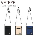 ショッピング韓国 ベテゼ クロスバッグ VETEZE 正規販売店 メンズ レディース Daily Pouch Bag デイリーポーチ バッグ BLACK ブラック BEIGE ベージュ BLUE ブルー DPB1/2/3 バッグ