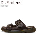 ドクターマーチン サンダル Dr.Martens メンズ レディース NIKOLAI ニコライ DARK BROWN ダーク ブラウン 24415201 シューズ 【中古】未使用品