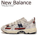 ニューバランス スニーカー New Balance メンズ レディース ML 827 XD BEIGE ベージュ ML827XD シューズ 【中古】未使用品