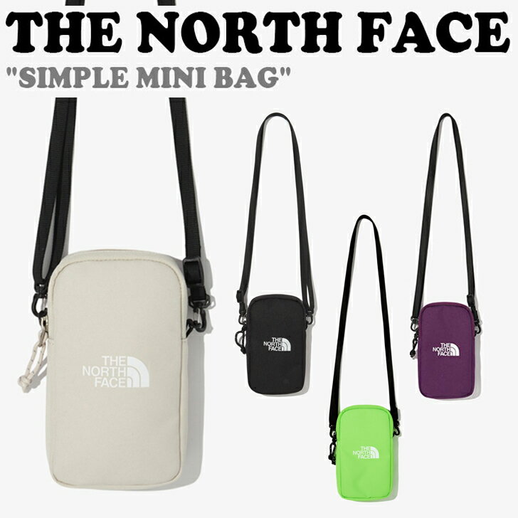 【即納/国内配送】<strong>ノースフェイス</strong> クロスバッグ THE NORTH FACE メンズ レディース SIMPLE MINI BAG シンプル ミニ バック BLACK ブラック PISTACHIO GREEN ピスタチオグリーン VIOLET バイオレット CREAM クリーム NN2PN08J/K/L/M バッグ 【中古】未使用品