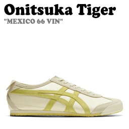 <strong>オニツカタイガー</strong> スニーカー Onitsuka Tiger メンズ レディース MEXICO 66 VIN メキシコ 66 VIN CREAM クリーム ACID YELLOW アシッド <strong>イエロー</strong> 1183B391.103 シューズ