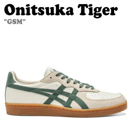 <strong>オニツカタイガー</strong> スニーカー Onitsuka Tiger メンズ レディース GSM ジーエスエム CREAM HIKING GREEN クリーム ハイキング <strong>グリーン</strong> 1183A353-128 シューズ