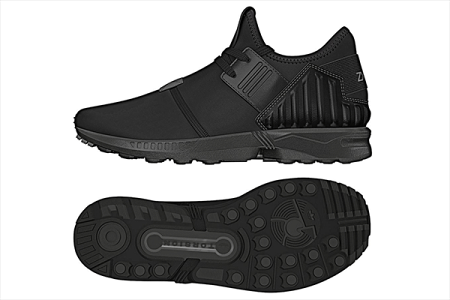 2016年SPRING/SUMMERモデルADIDASZXFLUXPSアディダスZXフラックスPSCOREBLACK/COREBLACK/COREBLACK
