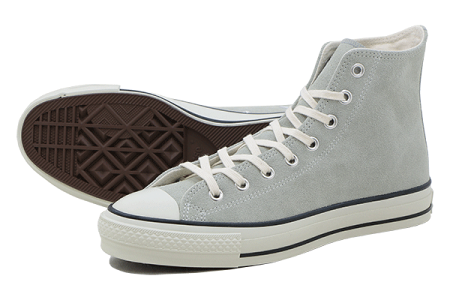2015年FALLモデルCHUCKTAYLORチャックテイラーCONVERSESUEDEALLSTARJHIMADEINJAPANコンバーススエードオールスターJハイ日本製スニーカーGREY/グレー