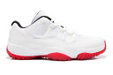 先行予約 5月3日発売  2012年 新作 NIKE AIR JORDAN 11 RETRO LOW ナイキ エアー ジョーダン 11 レトロ ロウ WHITE/VARSITY RED-BLACK