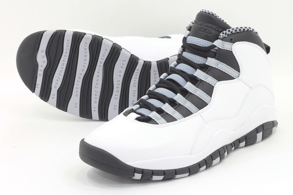  10月12日発売 2013年 FALLモデル NIKE AIR JORDAN 10 RETRO ナイキ エアー ジョーダン 10 レトロ ホワイト/ブラック/ライトスティールグレー/バーシティレッド