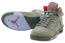 NIKE AIR JORDAN 5 RETRO BGナイキ エアー ジョーダン 5 レトロ BGDK STUCCO/UNIV RED-RIVER ROCK-BIO BEIGE【レディース スニーカー】