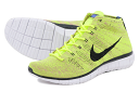【2016年 決算SALE】2015年 SPRINGモデル NIKE FREE FLYKNIT CHUKKA ナイキ フリー フライニット チャッカ 【639700】VOLT/BLACK-FUCHSIA FLASH-LYN BLUE