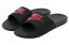 NIKE BENASSI JDIナイキ ベナッシ JDIBLACK/CHALLENGE RED【メンズ・レディース サンダル】