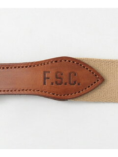 Freemans Sporting Club Tailor Cotton Belt UG63-1EZ002: Beige Freemans Sporting Club Tailor Cotton Belt UG63-1EZ002: Beige
