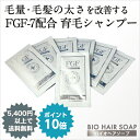 育毛シャンプー トライアル FGF-7配合 バイオヘアソープ...