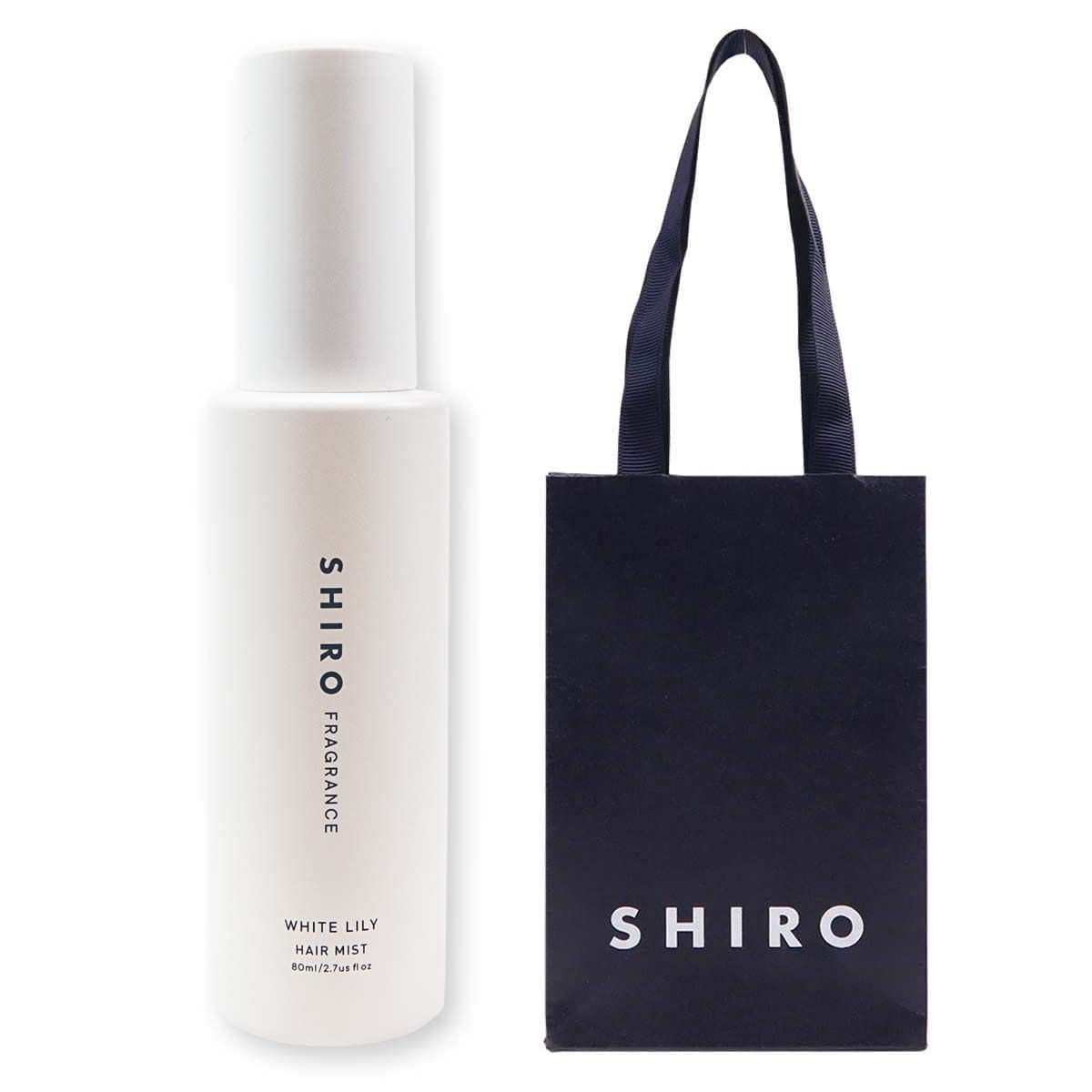 [正規紙袋付き] シロ <strong>shiro</strong> ホワイトリリー <strong>ヘアミスト</strong> 80ml 母の日