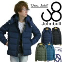 今だけ【ポイント10倍】ジョンブル メンズ Johnbull アウター NANOTEX加工 40D マットナイロン リブ ダウンジャケット (16502) ジョンブル 送料無料 ミリタリー ジャンパー ブルゾン コート S M L LL 楽天