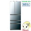 【設置込】GR-P600FWA-X 東芝 6ドア冷蔵庫601L 「VEGETA」 FWAシリーズ ダイヤモンドミラー【smtb-k】【ky】