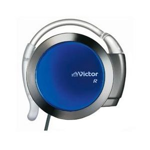税込特価■ビクター　Victor　耳掛け型アームレスヘッドホン　ガンメタリック＆ブルー　 HP-AL202-ZA