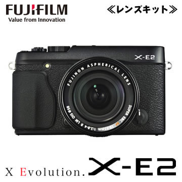 富士フィルム ミラーレス一眼レフカメラ FUJIFILM X-E2 レンズキット [ブラック]【sm...:urutoragion:10072297