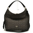 コーチ COACH 斜め掛け ショルダー バッグ F58327 SVDK6 アウトライン シグネチャー セレスト コンバーチブル ホーボー ブラックスモーク/ブラック
