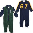 RALPH LAUREN ラルフローレン ロンパース 男の子用お出かけ用長袖カバーオール(サイズ50 60 70) ジャンプスーツ ワンピース ベビー キッズ 出産祝い 【ラ・クーポンで送料無料】【楽ギフ_包装選択】