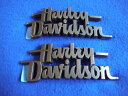 Harley Davidson ハーレー ダイナストリートボブ 純正タンク用 エンブレム左右セット